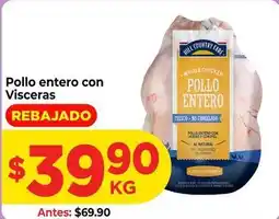 HEB Hill country fare - pollo entero con visceras oferta