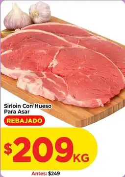 HEB Sirloin con hueso para asar oferta