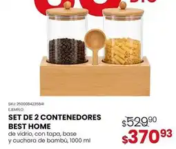 Woolworth Best home - set de 2 contenedores oferta