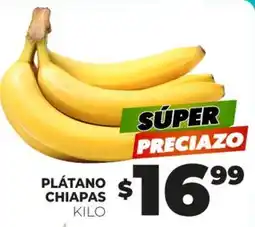 Merco Plátano chiapas kilo oferta