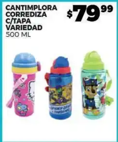 Merco Cantimplora corrediza c/tapa variedad oferta