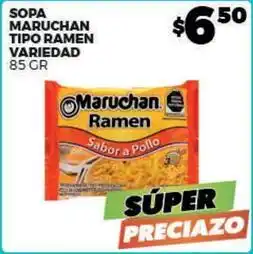 Merco Maruchan - sopa tipo ramen oferta