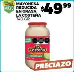 Merco La costeña - mayonesa reducida en grasa oferta