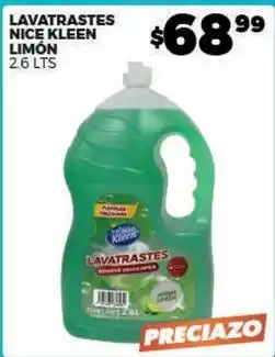 Merco Nice kleen - lavatrastes limón 2.6 lts oferta