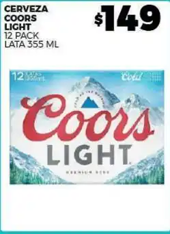 Merco Coors - cerveza light oferta