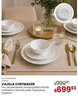 Woolworth Chefmaker - vajilla oferta