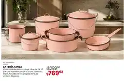 Woolworth Cinsa - bateria rosalinda de peltre oferta