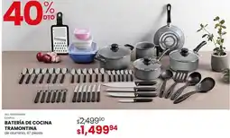 Woolworth Tramontina - bateria de cocina oferta