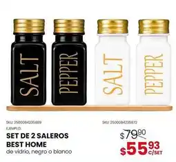 Woolworth Best home - set de 2 saleros oferta