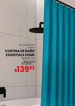 Woolworth Essentials home - cortina de baño oferta