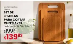 Woolworth Chefmaker - set de 3 tablas para cortar oferta