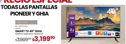 Woolworth Ghia - smart tv 40 modelo tv 1085 oferta