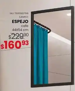 Woolworth Espejo cafe oferta