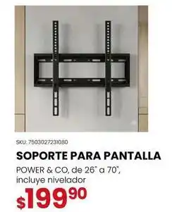 Woolworth Power&co - soporte para pantalla oferta