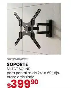 Woolworth Select sound - soporte para pantallas oferta