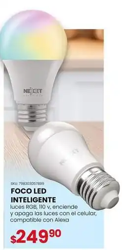 Woolworth Nexxt solutions - foco led inteligente oferta