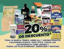 Merco Tempo, Armo All y Aromatizantes California Scents, Vent Stick oferta