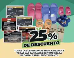 Merco Dexter todas las cerraduras y todas las sandalias de temporada oferta