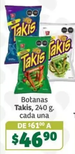 Soriana Súper Takis Botanas oferta