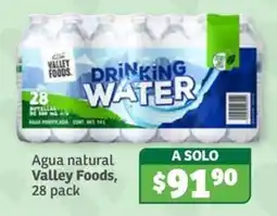 Soriana Súper Valley Foods Drinking Water oferta