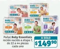 Soriana Súper Baby Essentials pañal recién nacido a etapa 7 oferta