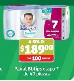 Soriana Súper Bbtips Pañal etapa 7 oferta
