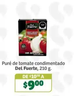 Soriana Súper Del Fuerte puré de tomate condimentado oferta