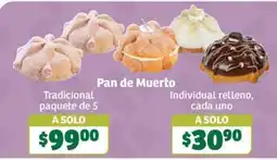 Soriana Súper Pan de Muerto oferta