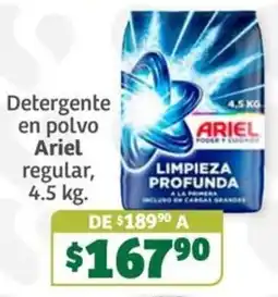 Soriana Súper Ariel detergente en polvo regular oferta