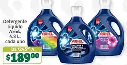 Soriana Súper Ariel Detergente líquido oferta
