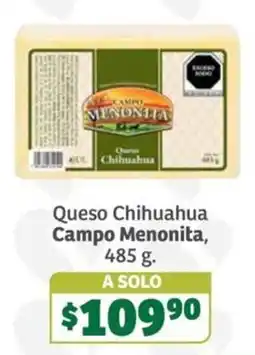 Soriana Súper Campo Menonita Queso Chihuahua oferta