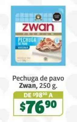 Soriana Súper Zwan pechuga de pavo oferta