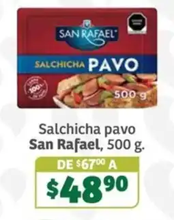 Soriana Súper San Rafael salchicha pavo oferta