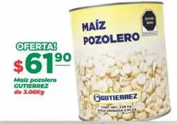 Super Gutiérrez Gutierrez maíz pozolero oferta