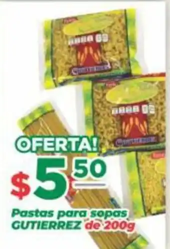Gutierrez pastas para sopas