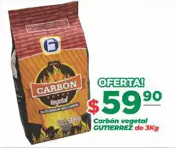 Super Gutiérrez Gutierrez carbón vegetal oferta