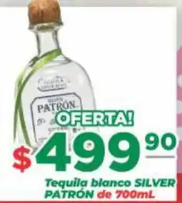 Super Gutiérrez Patrón Tequila blanco SILVER oferta