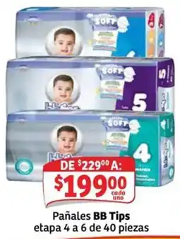 Soriana Express Pañales BB Tips oferta