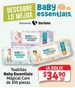 Soriana Express Baby essentials Toallitas Magical Care oferta