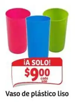 Soriana Express Vaso de plástico liso oferta