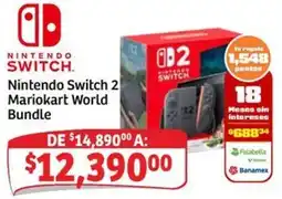 Soriana Express Nintendo Switch Nintendo Switch 2 Mario Kart World Bundle oferta