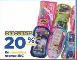 Super Gutiérrez BIC rastrillos oferta