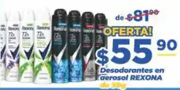Super Gutiérrez Desodorantes en aerosol REXONA oferta