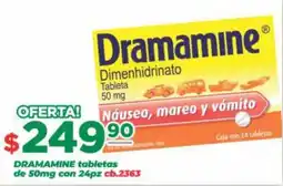 Super Gutiérrez Dramamine Dimenhidrinato Tableta 50 mg oferta