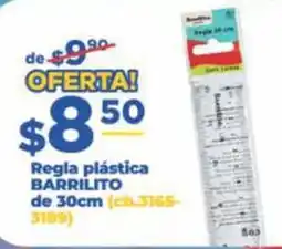 Super Gutiérrez Regla plástica BARRILITO oferta
