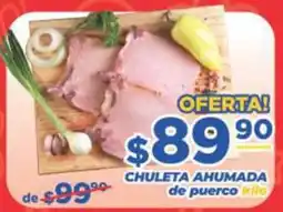 Super Gutiérrez chuleta ahumada de puerco oferta