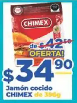 Super Gutiérrez Jamón cocido CHIMEX oferta