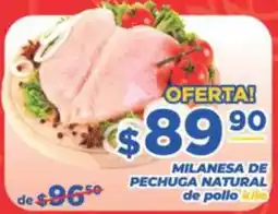 Super Gutiérrez milanesa de pechuga natural de pollo oferta