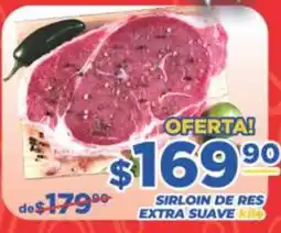 Super Gutiérrez Sirloin de res extra suave oferta