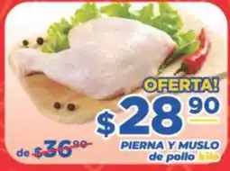 Super Gutiérrez pierna y muslo de pollo oferta